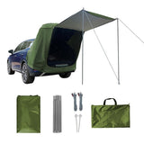 Car Trunk Tent with Canopy - Sun/Rain-Proof Outdoor Camping Picnic Tent, Green V1308-DSZKI-594