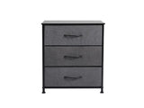 Levede Storage Cabinet Tower Chest Dark Grey CH1051-DG_NZ