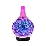 Devanti Ultrasonic Aroma Aromatherapy Diffuser 3D Light Oil Firework Humidifier DIFF-G3-B-BK