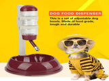 Dog Water Bottle Stand, Adjustable No Drip Dog Water Bottle Standing Pet Water Dispenser for Dog and V1370-AZ4-04588