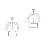 Masteelf 2-Tier Mounted Hat Hanger Rack for Baseball Caps, Cap Display Stand and Organizer for Hat V1369-AZ3-W-17357
