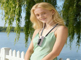 Portable Clip on Fan with 5 Speeds & LED Light, Rechargeable Hands-Free Waist Clip Fan for Shirt, V1370-AZ4-13378