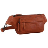 Pierre Cardin Mens Bum Bag Waist Pack Leather Travel Money Phone Pouch - Cognac V563-PC3718-COGNAC