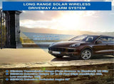 Driveway alarm - Entry detector - Solar driveway alarm - Motion detector - Security V1188-MS-313-0264