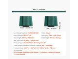 Bottom Locking Privacy Slats, Double-Wall Vertical Bottom-Locking Slats with Wings for Chain-Link V952-SBDYYSBTSBDYG4UFTV0