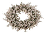 Christabelle Large 1.2m Christmas Wreath Snowy Dorchester with LED Lights Front Door Decoration 112_NATSD122