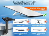 Roof & Wall Mount for Starlink Gen 3 Standard V3/4/4X, Adjustable 20&deg Tilt & 360&deg Swivel, Heavy-Duty V1181-ZY007