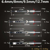Wood Drill Bit Set for Square Holes, Compatible with Mortise and Tenon Joints, Deep Square Holes V1237-ZY-203-2314