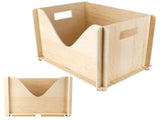 Unfinished Wooden Box Storage Organizer Container for DIY Craft Collectibles Arts Home Decor V1294-YM0901-3117200182311