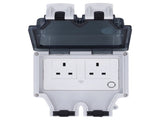 Wifi Smart Socket IP66 Waterproof Support Voice Control Timing 86 Type Outdoor Smart Outlet UK V1294-YM0703-3114230045212