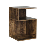 Artiss Bedside Table Shelves Side End Table Storage Nightstand Rust Oak UMENI FUR-S-BS-01-WD