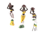 African Sculpture Women Figure Resin Statue Home Figurines Dolls Ornaments for Desktop Decoration V1294-YM0721-10101959