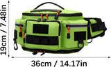 Waterproof Waist Bag, Multifunctional Outdoor Crossbody Shoulder Bag for Fishing, Cycling, Hiking, V1237-ZY-917-179