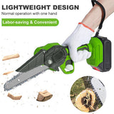 36V 3000W Mini Cordless Chainsaw 2X Battery-Powered Wood Cutter Rechargeable V201-FDZ0036GR8AU