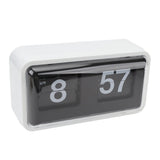 Retro Flip Clock Multifunctional Stylish Innovative Mechanical Flip Desk Clock with Clear Cover for V1294-YM0901-3115240045311