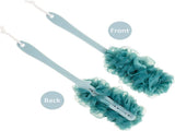 Back Scrubber for Shower,Loofah Long Handle Bath Body Brush,Soft Nylon Mesh Sponge for Shower,Loofah V1369-AZ3-W-02990
