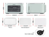 Devanti Food Dehydrator Machine 5 Tray Mini Fruit Dryer Maker Green FD-E-309A-5T-GN