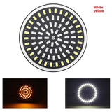 8pcs 1157 LED Turn Signals Front Rear 81 LED Lights Super Bright 1156 Bulbs Lens Kit 1986-2024 V1192-AZ-W-3845