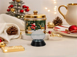 2Pcs Clear Glass Snow Globe Jars for DIY Christmas Craft Holiday Decorations V1366-AZ2-W-22099