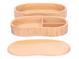 Wooden Bento Box Simple Style Portble Lunch Box Food Storage Organizer for Student Worker V1294-YM0901-3118210118411