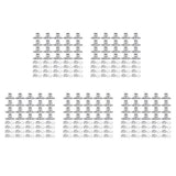 100 Sets Marine Grade Twist Lock Fasteners Turn Button Eyelet and Stud, for Canvas Fastener Turn V1370-AZ4-10244