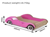 Bestselling Red Racing Car Cat Scratcher Bed Corrugated Cardboard Durable Cat Bed Scratcher V1232-FSMZQ001
