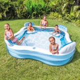 Intex Swim Center Square Inflatable Family Lounge Pool 56475NP