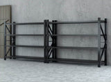 Giantz 4Mx2M Garage Shelving Warehouse Rack Black WR-F-20205-200BK-ABCX2
