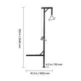 Truck Hitch Game Hoist, 600 lbs Load Capacity, Hunting Deer Hoist with 2-inch Receiver, 360-Degree V952-KCSSLSHL600LDZE1M001V0