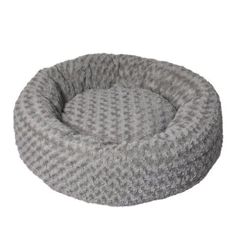 PaWz Calming Dog Bed Warm Soft PlushL Grey Large PT1147-L-GY