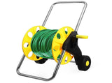 Hose Reel Cart with Wheels - Garden Hose Storage Cart with Handle and Hose Guide V1263-JX-4524