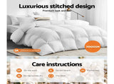 Giselle Bedding 700GSM Goose Down Feather Quilt Super King QUILT-GOOSE-700-SK