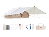 Inflatable Tents for Camping, 3-5 Person Easy Setup Blow up Tent with Hand Pump, 300D Oxford 4 V952-KJZP321MCQWZYXYAQV0