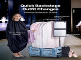 Dance Bag with Garment Rack, 736.6 mm Rolling Dance Duffel, with Wheels, USB Port, Height Adjustable V952-SGMLDYJDWDD2DIMNH001V0