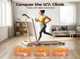 Everfit 3 in 1 Walking Pad Treadmill 12% Incline Foldable Under Desk Treadmills for Home Gym With TMILL-380H-2INC-L-PK