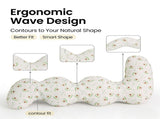 Long Rectangular Leg Pillow for Side Sleeping, Breathable Summer Cushion with Removable Washable V1107-115-33925-PNK-130CM