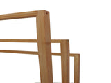 CARLA HOME Bamboo Towel Bar Holder Rack 3-Tier Free Standing for. Towel Racks. Towel Rail V178-36011
