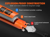 Tire Bead Seater, 2.1 Gal/8 L Air Tire Bead Blaster, 120 PSI Handheld Bead Bazooka, Upgraded V952-LTBCQS8145PSIQFEKV0
