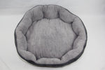 YES4PETS Blue / Grey Washable Fleece Soft Pet Dog Puppy Cat Bed-Large V278-TFRO3-L_BLUE