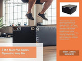3 IN 1 Foam Plyo Games Plyometric Jump Box V63-834131