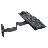 Wall Mount Keyboard Tray Adjustable Folding Arm Workstation V63-954061