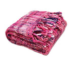 Rans Oslo Knitted Weave Throw 127x152cm - Barbie Doll V442-RAN-THROW-OSLOBARBIEDOLL-PINK-RE