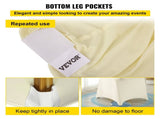 Stretch Spandex Folding Chair Covers, Universal Fitted Chair Cover, Removable Washable Protective V952-ZYT100PCSXYSQB001V0