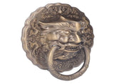Door Knocker Brass Material 2 Sided Installation Heavy Duty Pull Bronze Chinese Antique Door Pull V1294-YM0523-3114220008811