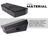 Under Tray Tool Box Underbody Pair Set 750mm Black Steel V379-UTRYBLKL7SET06