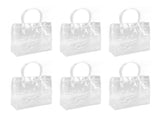 30Pcs Clear PVC Plastic Gift Bags with Handles Reusable Plastic Gift Wrap Tote Bags for Shopping V1294-YM0703-3117230088011