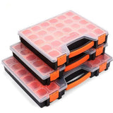 3PC SET 14 1522 Compartments Storage Organizer Tool Box Plastic Bin Screw Case V1097-HZ-0001
