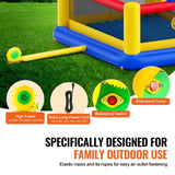 Inflatable Bounce House, Outdoor High Quality Playhouse Trampoline, Jumping Bouncer with Blower, V952-CQCBBHYC2021Z5HY3V3
