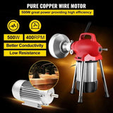 0.75-4 Inch Sectional Pipe Drain Cleaning Machine 400PRM Snake Cleaner Pipe Drain Cleaning Machine V952-75XGDSTQAB0000001V3