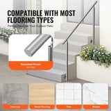 VEVOR 59 in Handrails for Outdoor Steps Staircase for Porch Deck Side-mount V952-BXGSLZFS150CQRI7OV0